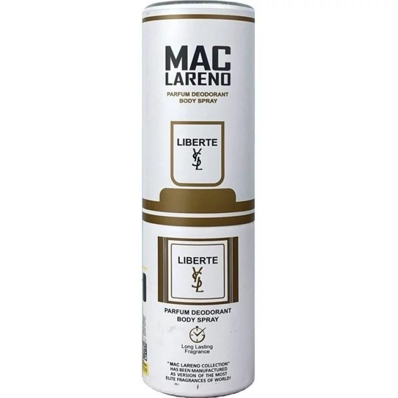 اسپری بدن مک لارنو مدل لیبره حجم 200 میلی لیتر