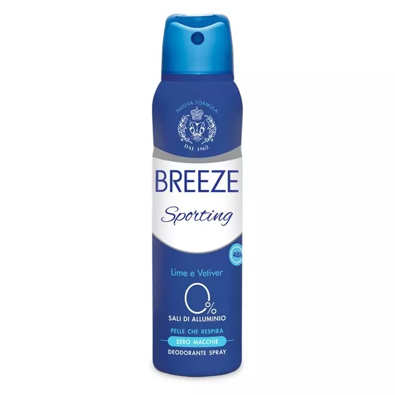 اسپری ضد تعریق بریز مدل اسپورتینگ Breeze Sporting حجم 150 میل