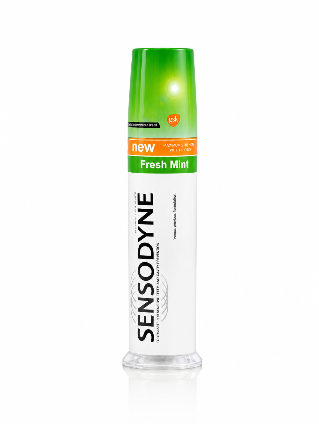 خمیردندان پمپی سنسوداین مدلFresh Mint حجم 100 میل