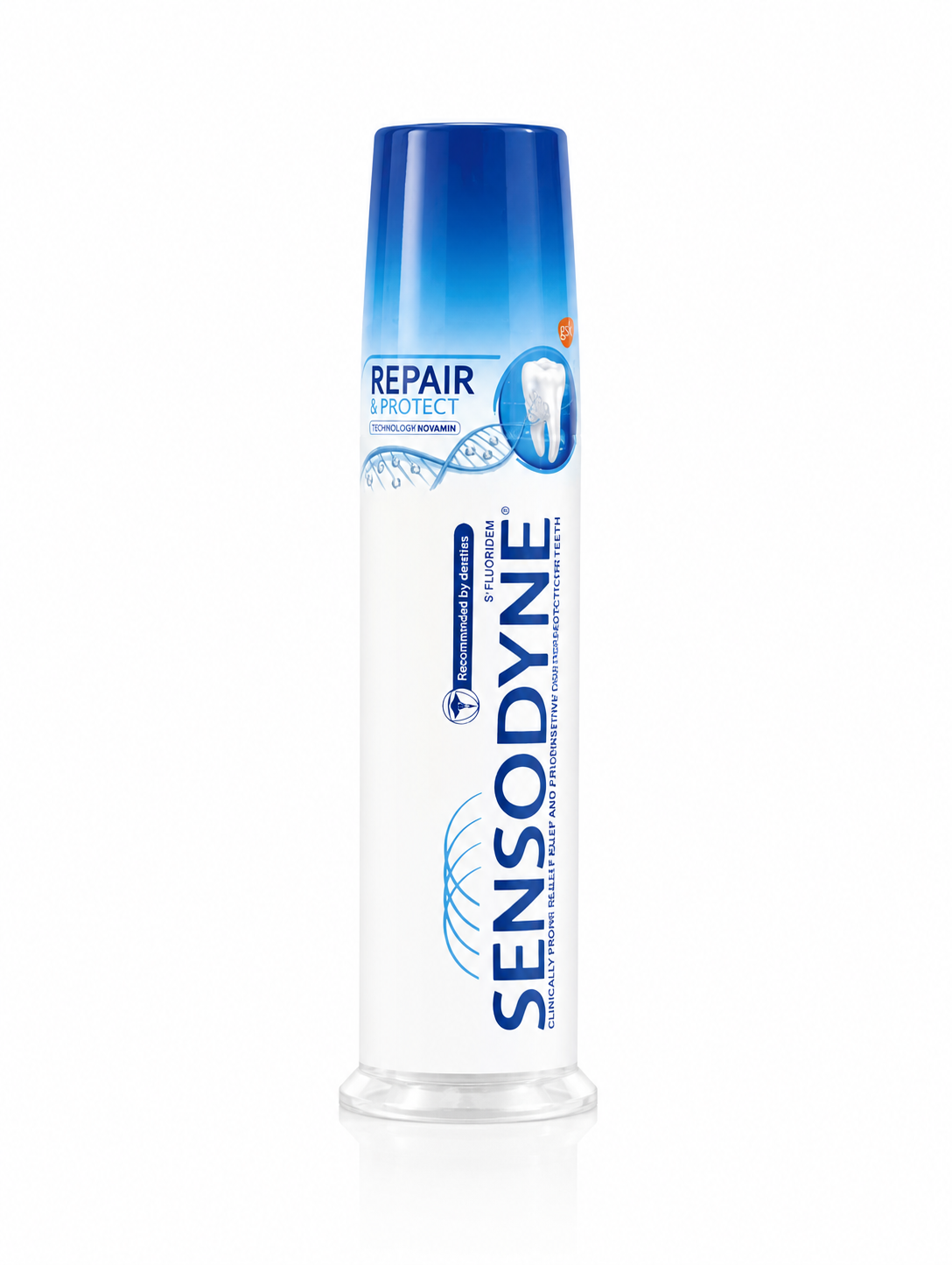 خمیردندان پمپی سنسوداین مدلRepair Protect آبی حجم 100میل