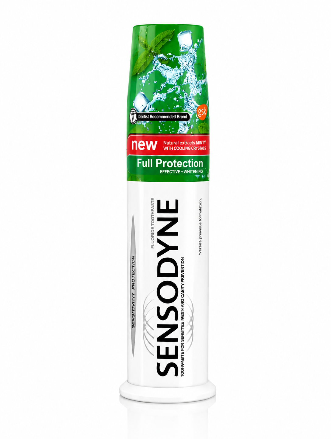 خمیردندان پمپی سنسوداین FULL PROTECTION سبز 100 میل