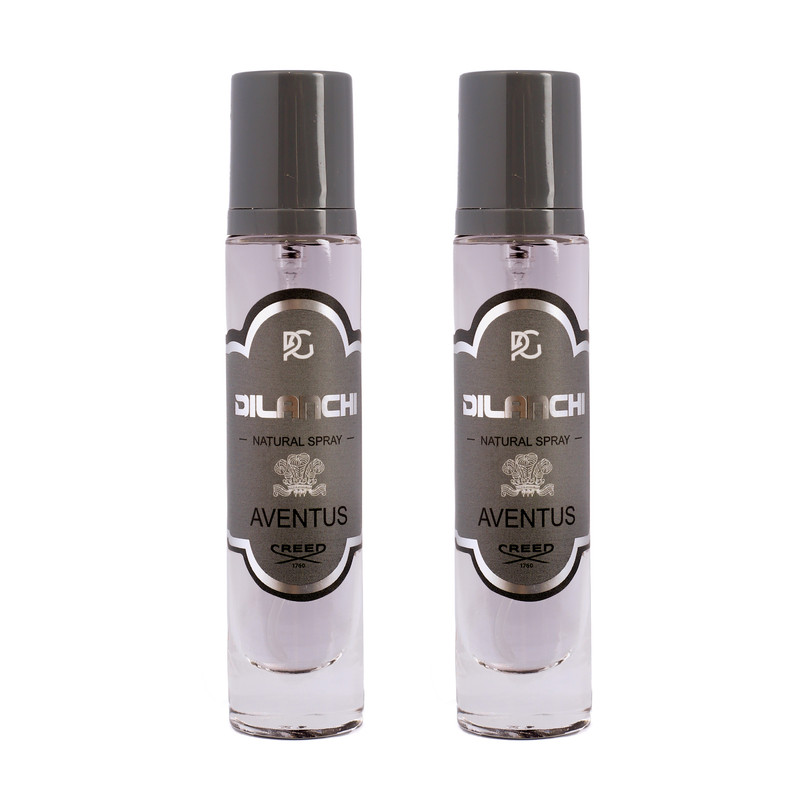 عطر جیبی مردانه دیلانچی مدل اونتوس با رایحه خنک و تلخ حجم 30 میلی‌لیتر مجموعه 2 عددی