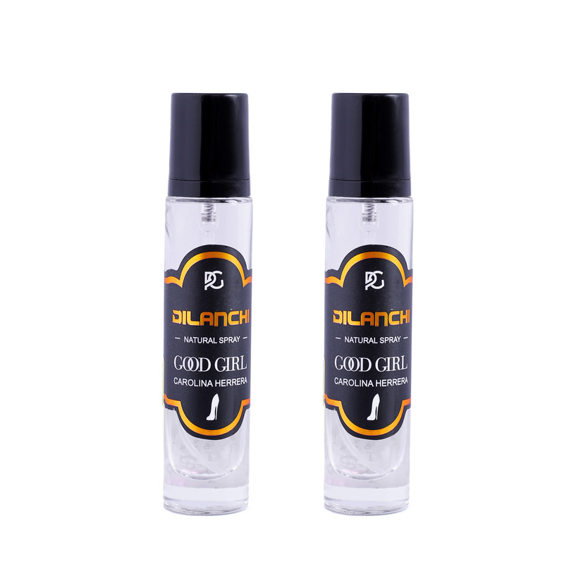 عطر جیبی زنانه دیلانچی مدل گودگرل با رایحه گرم و شیرین حجم 30 میلی‌لیتر مجموعه 2 عددی